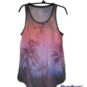 American Eagle Outfitters Soft & Sexy Tropical Tank Top  Size Medium